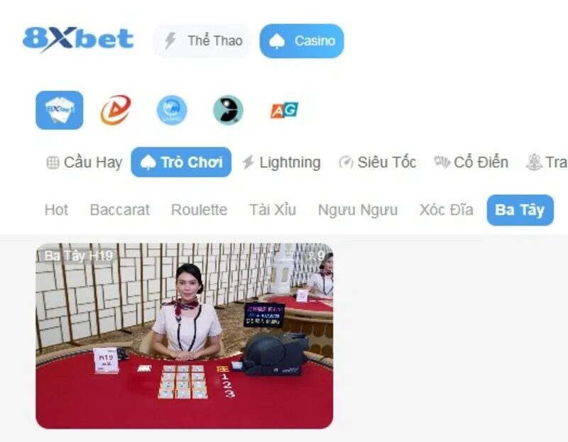 Sức hấp dẫn của game bài Ba Tây 8xbet