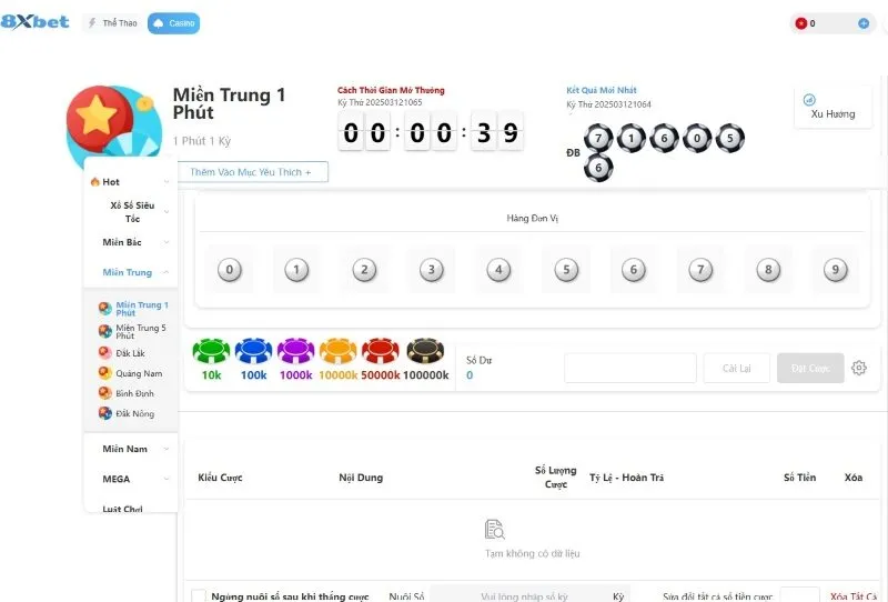 Giới thiệu về xổ số miền Trung 8xbet